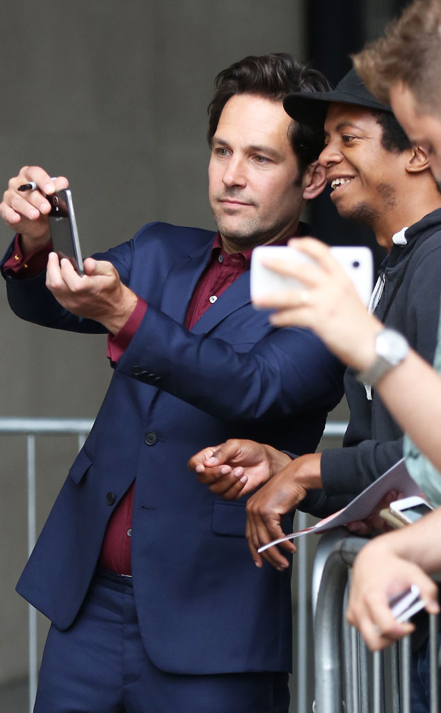 Paul Rudd, Selfie