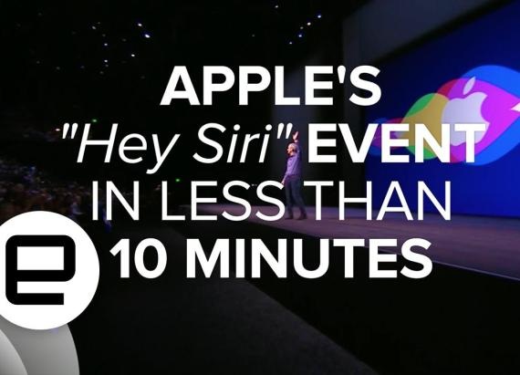 Apple's "Hey Siri" Event in Less Than 10 Minutes