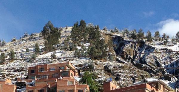 El Senamhi anunció alerta naranja en el occidente boliviano por posibilidad de nevadas a partir de esta noche