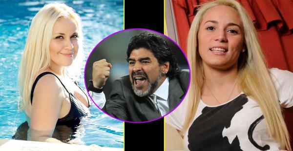 Ex de Maradona estalla con la novia actual del astro