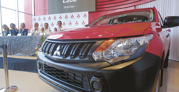 En la presentación de la L200 Triton los ejecutivos de Mitsubishi que llegaron de Japón destacaron la durabilidad, la seguridad y la sofisticación