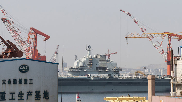 Taiwán: China está construyendo dos portaviones