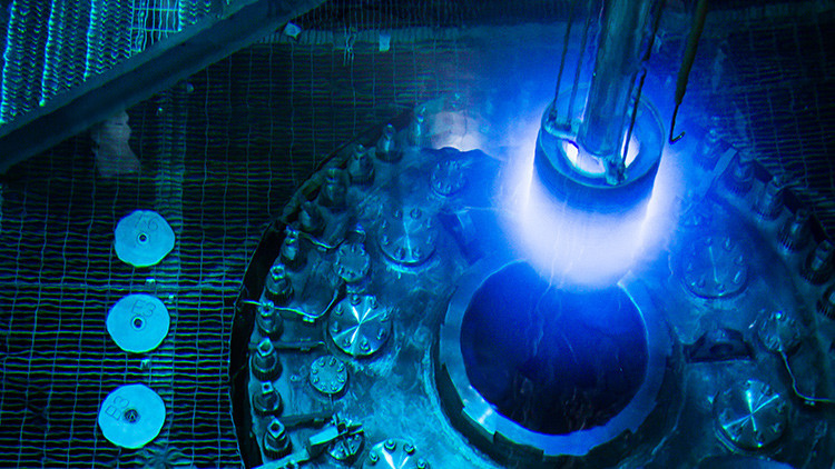 Las fotos impresionantes de un reactor nuclear