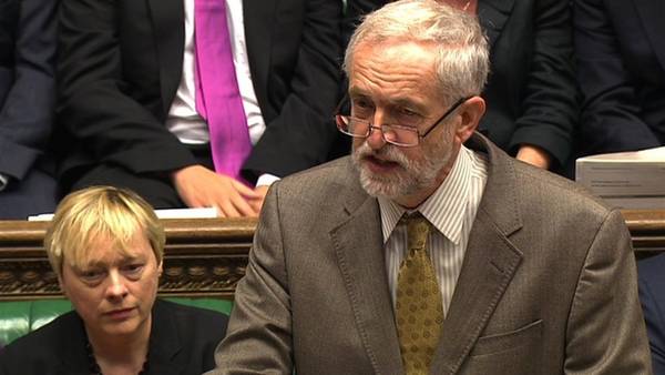 Debate. El laborista Corbyn, en una participación en el Parlamento (AP).