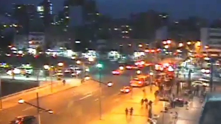 Video: Periodistas chilenos son sorprendidos por el terremoto de magnitud 8,3 en vivo