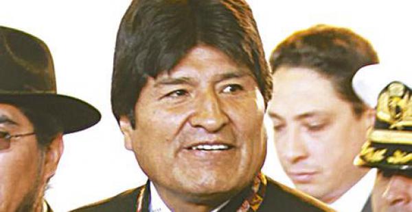 El presidente Morales dijo que es esclavo del pueblo boliviano