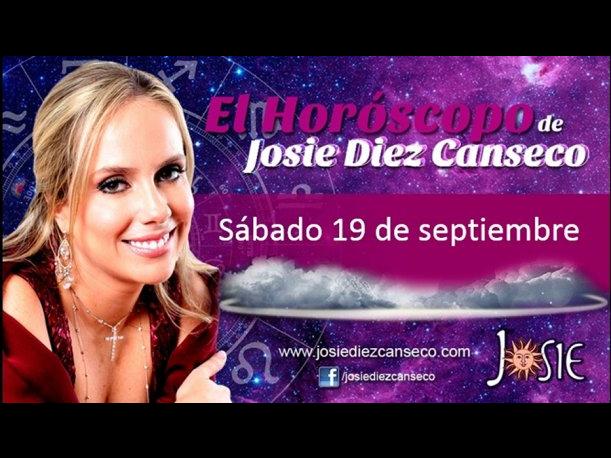 Josie Diez Canseco: Horóscopo del sábado 19 de septiembre (VIDEO)