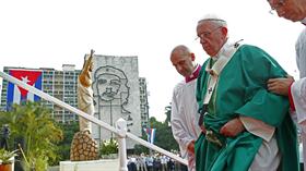 El Papa, en la Plaza de la Revolución