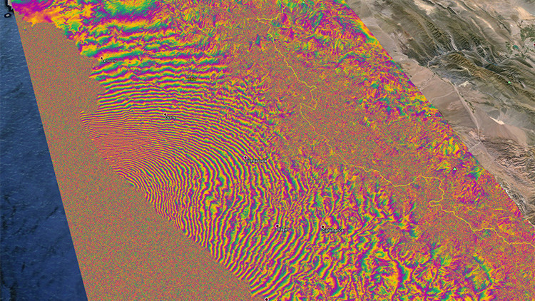 Foto impactante: La escala del terremoto en Chile visto desde espacio
