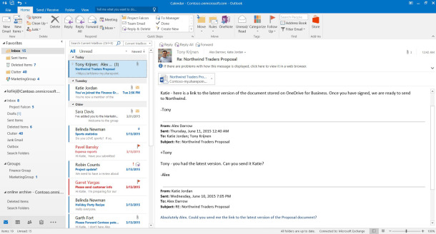 office 2016 Modern attachments in Outlook 2016 make it easy to find and attach files