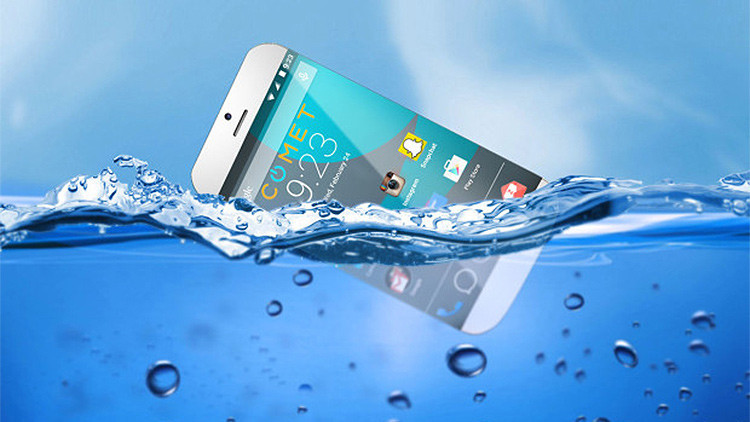 Inventan el smartphone capaz de flotar en el agua