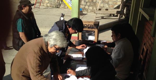 Se espera que en las próximas horas también concluyan los cómputos en los departamentos de Oruro y La Paz.