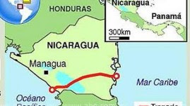 Canal seco en Nicaragua