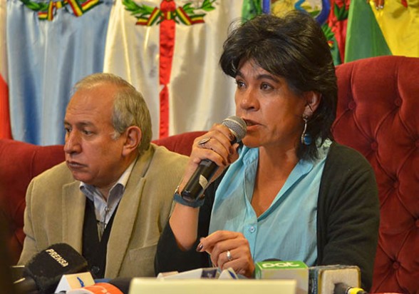 La presidenta del TSE, Katia Uriona. -   Apg Agencia