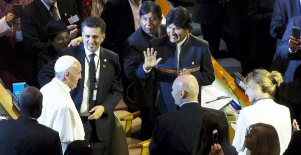 El presidente Evo Morales se encuentra en Nueva York participando de actividades ligadas a la Asamblea General de la ONU