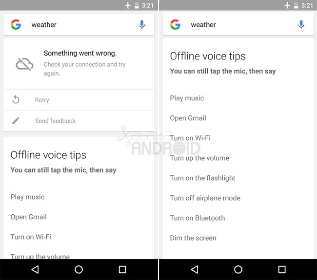 Google Comandos Offline