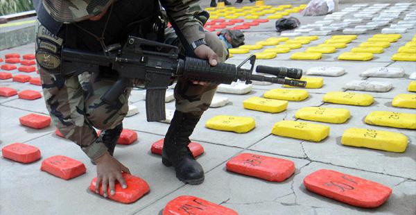 La droga provenía de Perú y contaba con respaldo militar