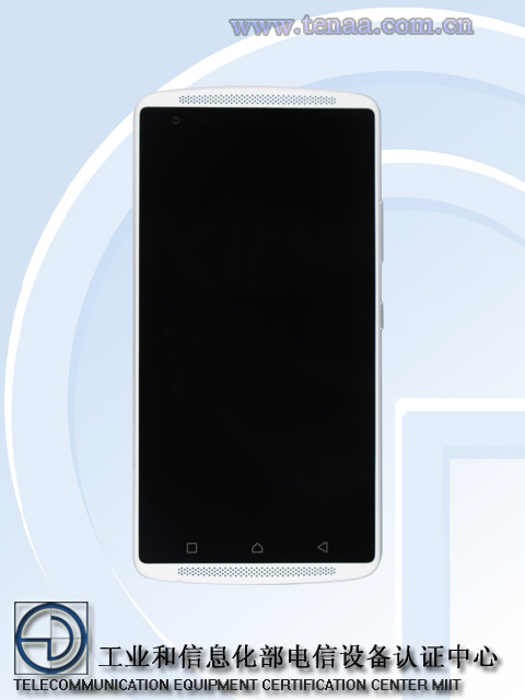Lenovo Vibe X3 TENAA frontal
