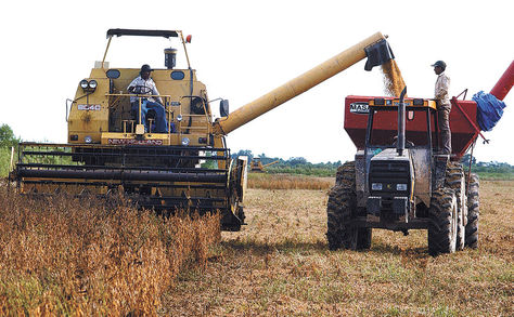 Trabajo. Vehículos pesados son empleados en el agro. Advierten que la restricción de carros pequeños, para el transporte, limita esta labor.