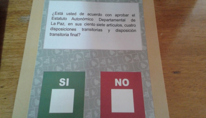  Referendos: Electores podrán optar por el voto válido, blanco o nulo  