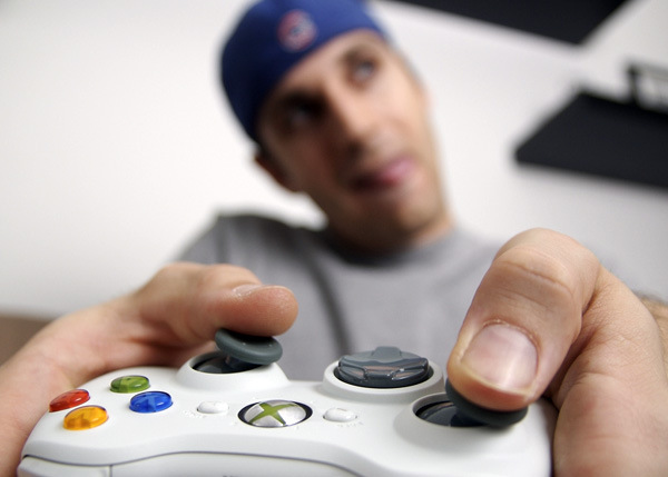Jugando Xbox 360