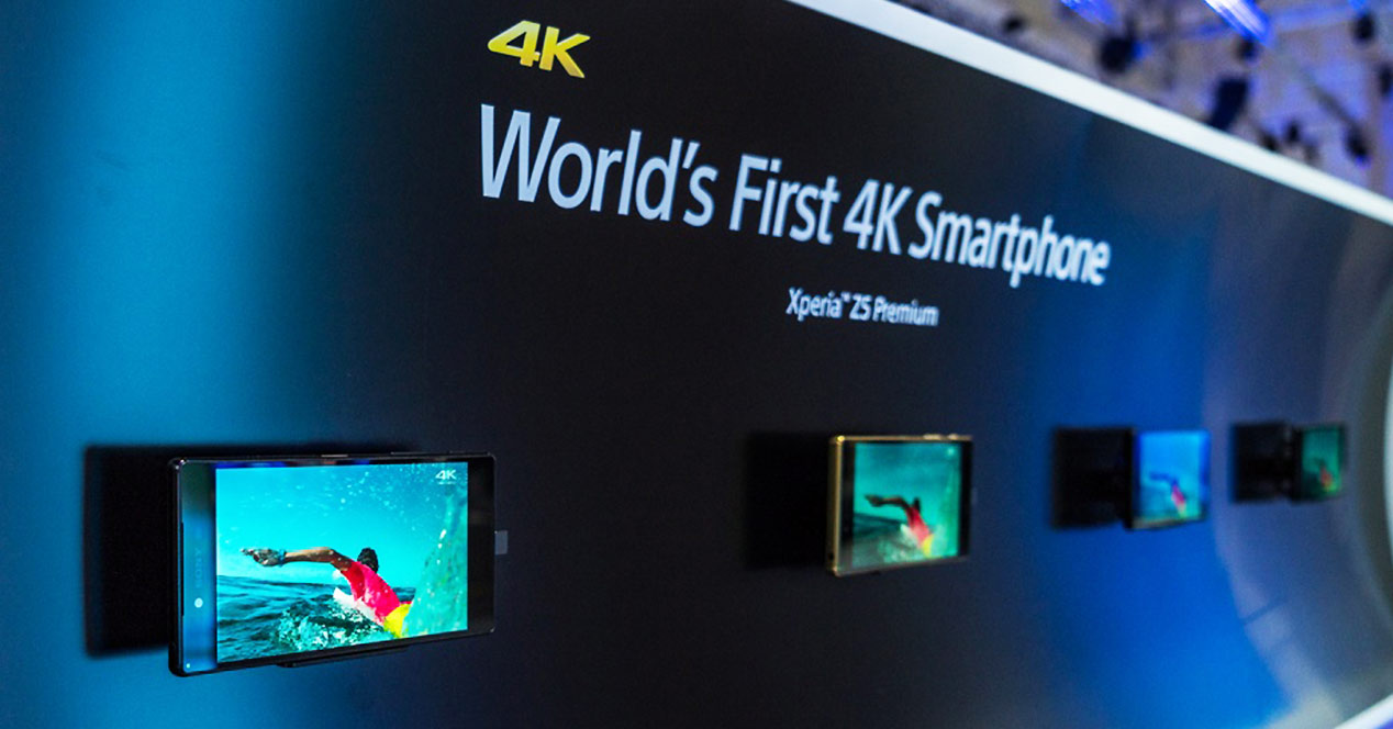 Pantalla 4K del Sony Xperia Z5 Premium