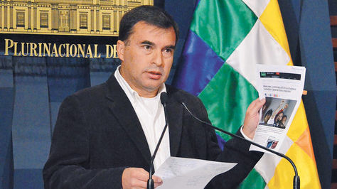 Denuncia. Quintana acusó el sábado a Washington y pidió investigar.