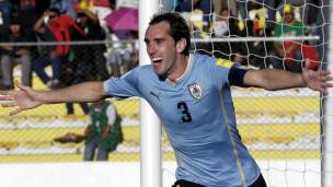 Godín marcó su gol en el minuto 69.