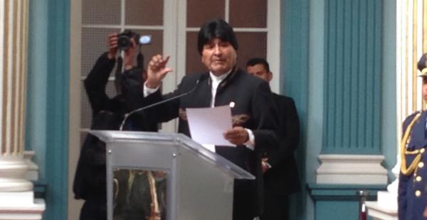 El primer mandatario inauguró la VI reunión anual de embajadores de Bolivia en el mundo.
