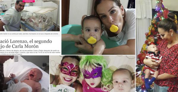 Carla Morón celebra el primer año de su segundo hijo, Lorenzo