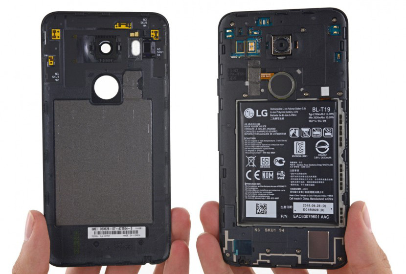 LG Nexus 5X iFixit nos enseña el interior del Nexus 5X