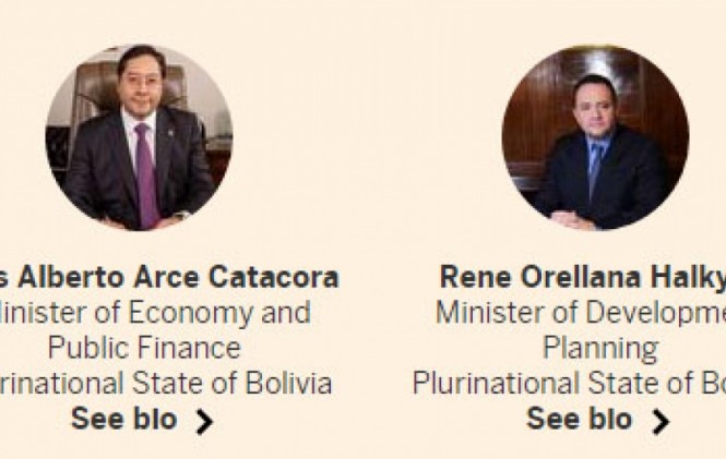 Ministros Arce y Orellana ya viajaron a EEUU para evento organizado por el diario Financial Times 