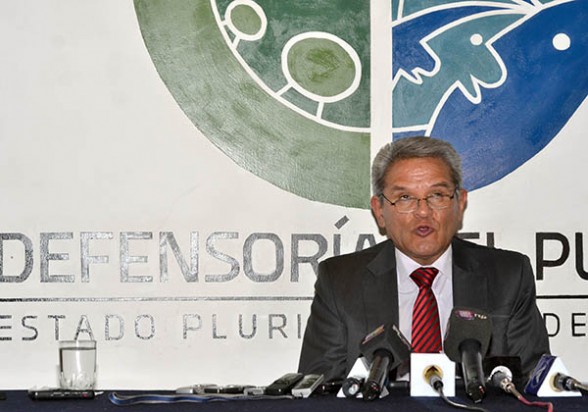 El defensor del Pueblo de Bolivia, Rolando Villena. - Apg Agencia