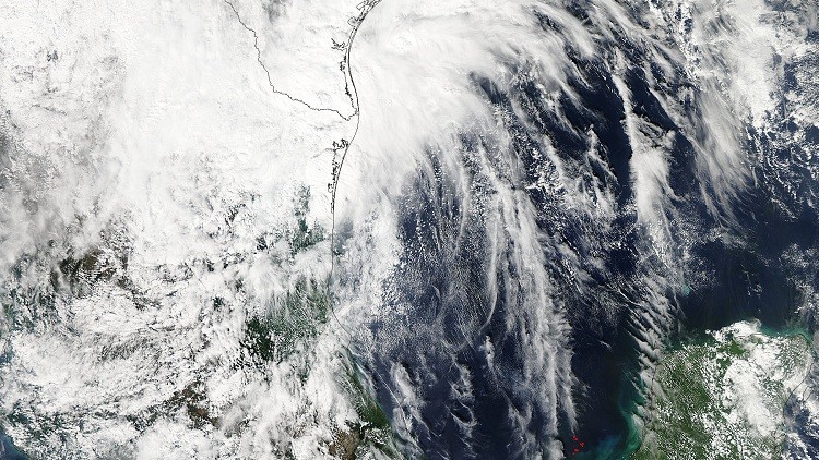 La imagen del huracán Patricia