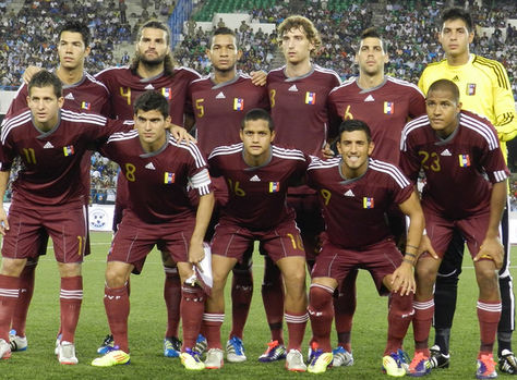 El seleccionado venezolano de fútbol. Foto: www.golcaracol.com