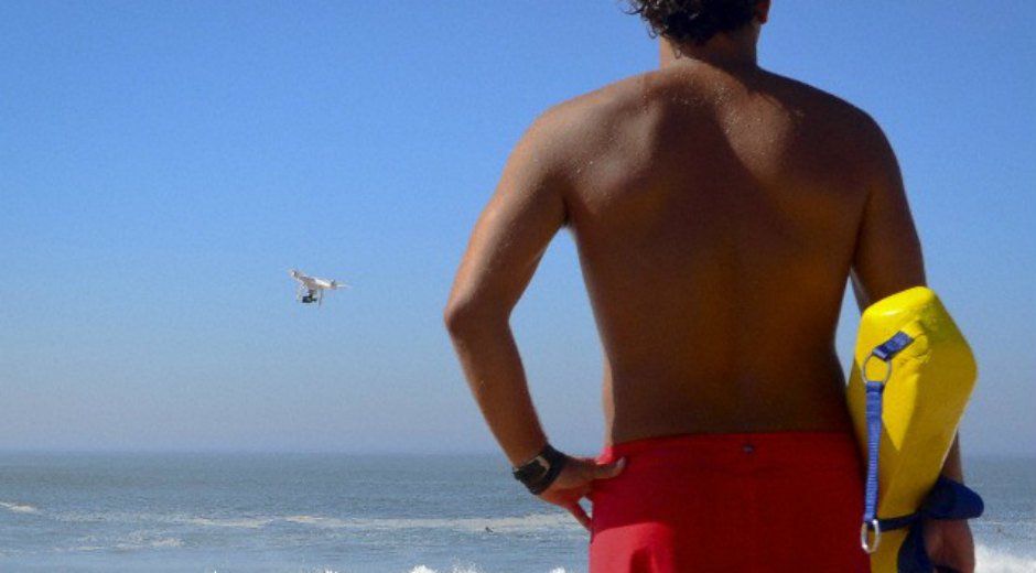 Dron playa