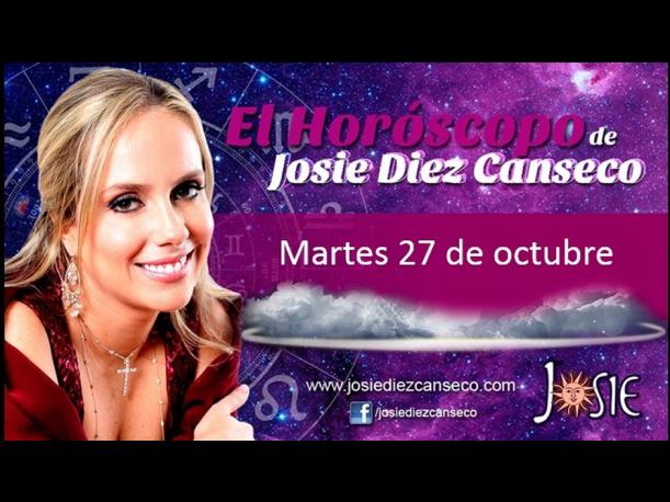Josie Diez Canseco: Horóscopo del día 27 de octubre (FOTOS)