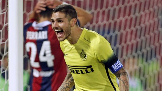 El delantero argentino rompió su sequía goleadora de un mes con el Inter. Foto: Reuters