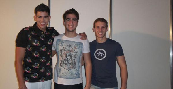 Para el cuadro de Papingo Maminga. Kevin thompson, Eloy Montero y Rodrigo Javorski