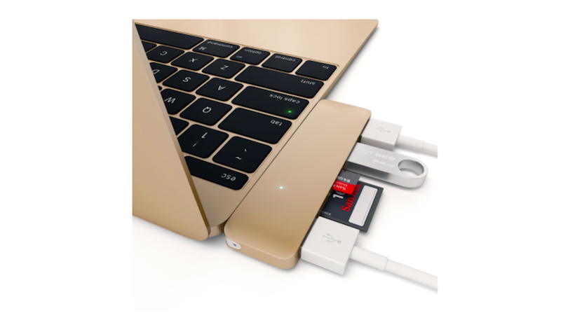 hub usbc macbook 12 Nuevo hub USB C para el MacBook de 12 pulgadas de Apple