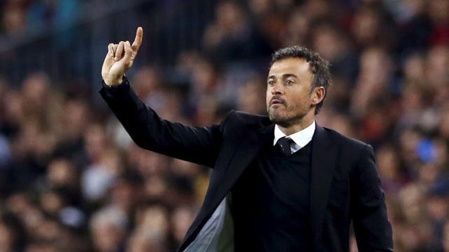 Luis Enrique aseguró que con sus jugadores solo habla de fútbol . Foto: Reuters