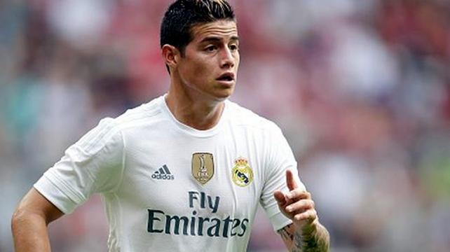 James Rodríguez no va disputar el partido contra Las Palmas. Foto: Internet