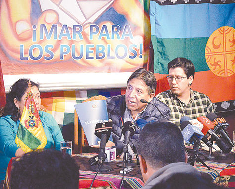 Reflexiones. El ministro boliviano habló de promover el diálogo, de integración y la demanda boliviana.