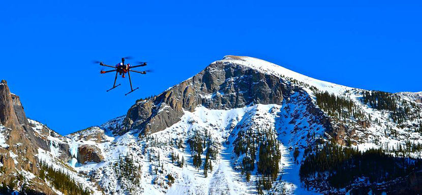 drones avalanchas Drones con explosivos para provocar avalanchas controladas