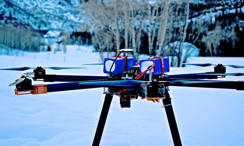 drones Drones con explosivos para provocar avalanchas controladas