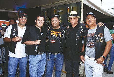 Rómulo Calvo, Ricardo Peña, Julio Baldivieso, Guido Capriles y 'Nani' Lozano