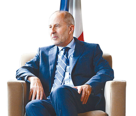 El nuevo embajador de Francia en Bolivia, Denys Wibaux.