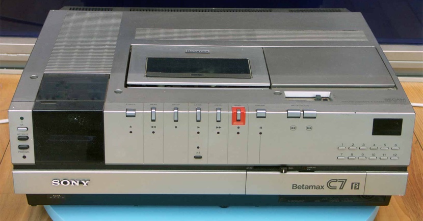 Sony Betamax Recorder Sony deja de fabricar cintas para Betamax