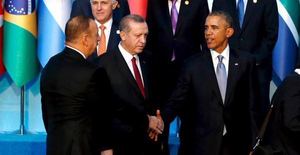 Barack Obama participa en el inicio de la cumbre del G20 en el Regnum Carya Resort en Antalya, Turquía