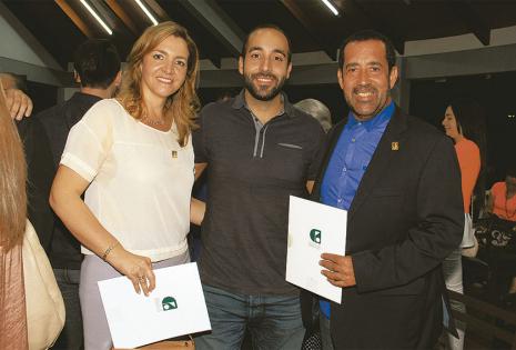 Érika Franco y Edmundo Farah fueron felicitados por Nicolás Farah por sus grandes desempeños